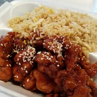 LC2. Sesame Chicken Lunch Special