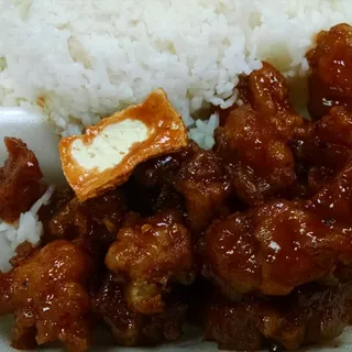 LC5. Orange Chicken Lunch Special