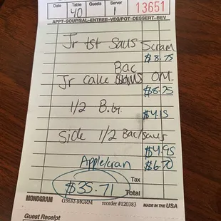 Support places that still give you hand written checks.