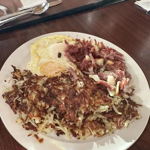 Corn beef hash