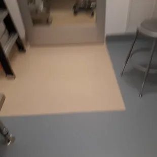 Heat weld vinyl in a local healthcare facility