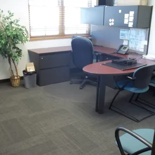 New carpet in a medical office.