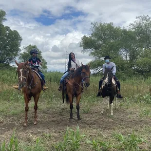 On the trail ride!