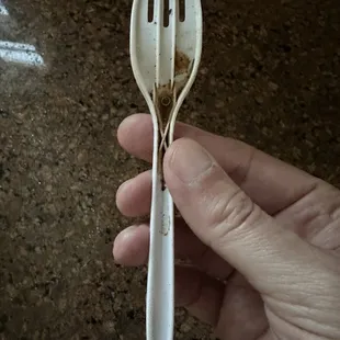Plastic utensils given for my to go order.