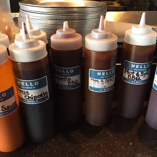 BBQ sauce galore!