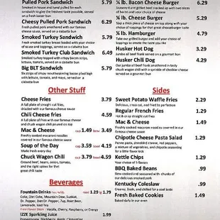 C. Berry's Menu