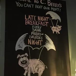 Not original but does convey the easygoing atmosphere.