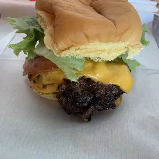 CBurger Cheeseburger with Bacon added