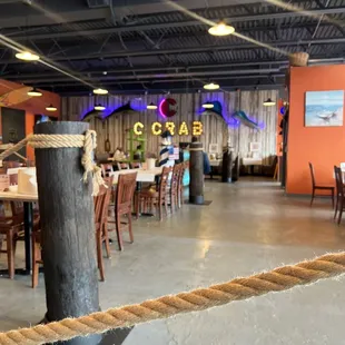 the interior of a restaurant