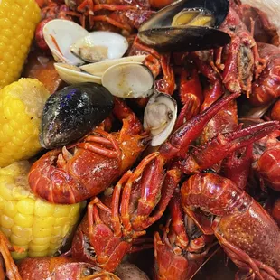 Crawfish was really fresh and flavorful.