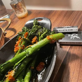 Broccolini and Guajillo Relish