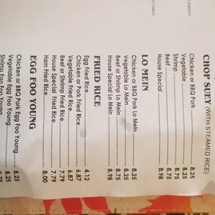 burritos and wraps, menu