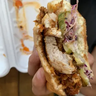 Chicken sandwich - but make it spicy