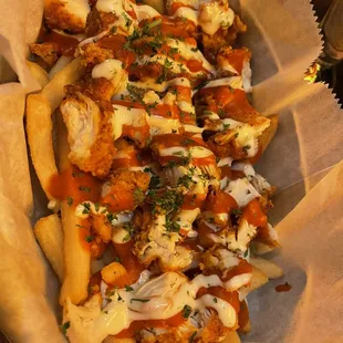 Buffalo chicken fries