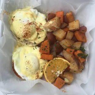 Omelets Eggs Benedict