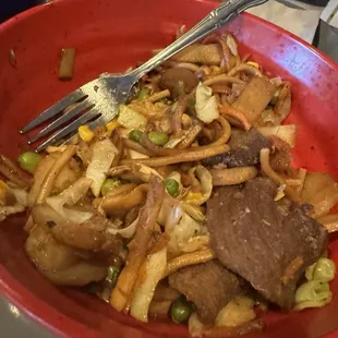 Undercooked and leftover