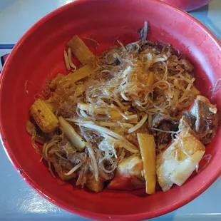 My noodle bowl....so delicious!