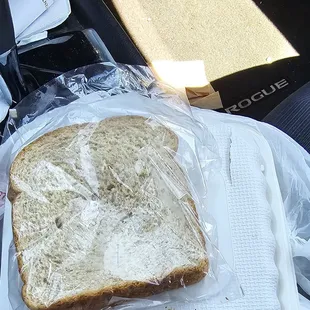 You know it's authentic when they serve bread. And the vent the container so that fish does not get soggy.