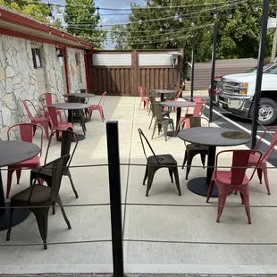 Outside seating