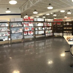 Display area for gift baskets and individual cookies (1/22/2019)