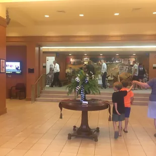 The inside of the Opera House is very slick and clean!