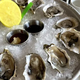 oysters on the half shell