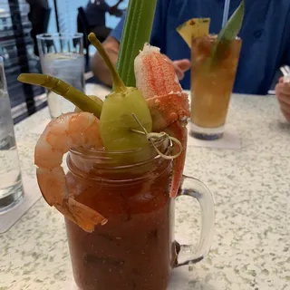 c-level's seafood bloody mary