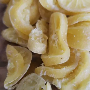 Dehydrated lemons with just a touch of sweetness  my new favorite