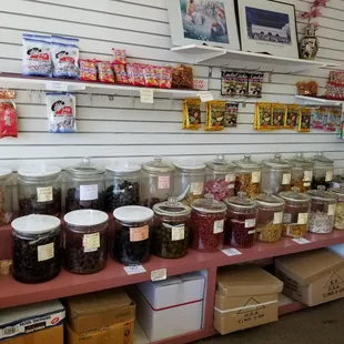 Old school kine glass jars...