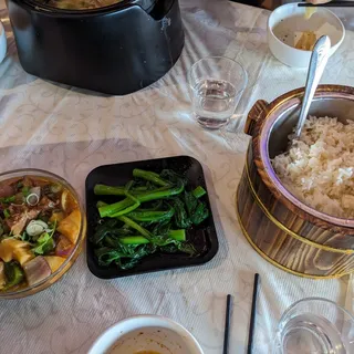 Braised Beef Over Rice Combo