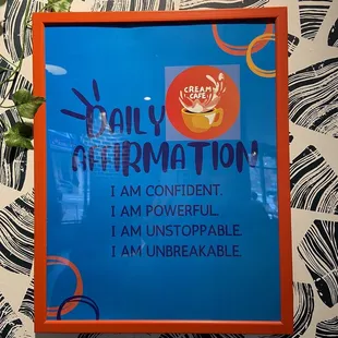 ows an information sign