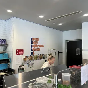 sushi and sashimi, interior