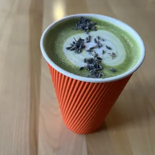 Honey lavender latte