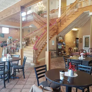 the interior of a restaurant