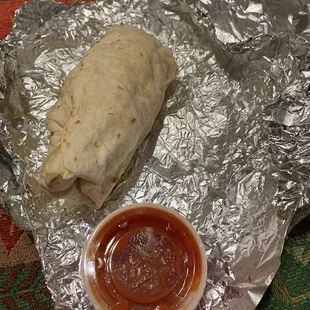 3-10-2022 meatless breakfast wrap