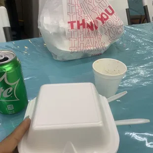 chicken w red sauce , chai tea &amp; my chicken &amp; rice with garlic naan