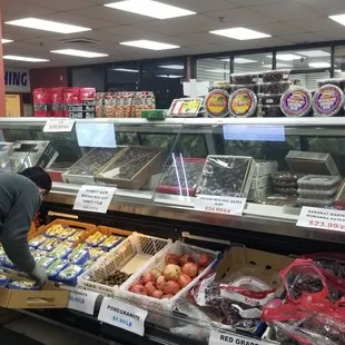 A whole case devoted to an amazing variety of dates