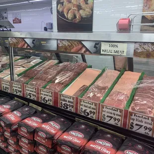 meat on display