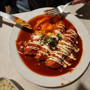 Chicken taco