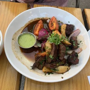 steak, food