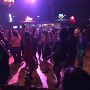 My two former friends came on the dance floor dancing