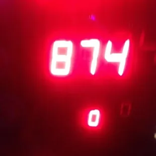 The score I hit on a punching bag arcade machine I was beast back then