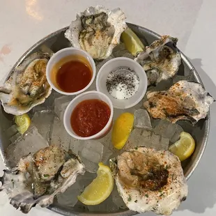 Fresh oysters