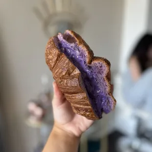 Ube Taro Croissant