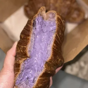 Ube Taro Croissant