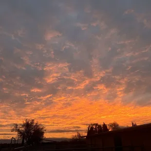 The ranch sunset