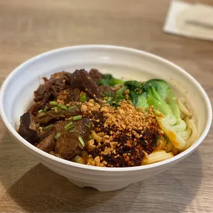 Chong Qing Beef Noodle Dry
