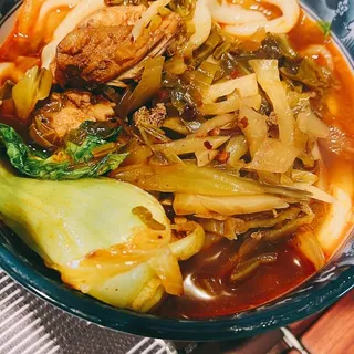 Braised Spareribs Noodle Soup