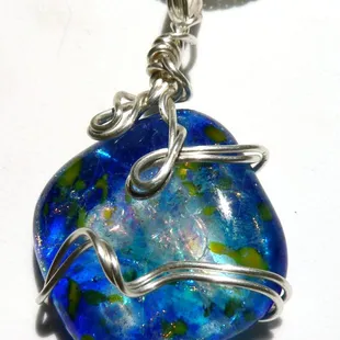 Swan Signature Designs making one-of-a-kind handmade fused glass jewelry.