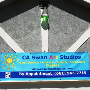 We are a new Kiln-worked Art Glass Studio in Quartz Hill, CA.  Cynthia Ann Swan-artist, making Fine Art, Memorials, Recycled Glass Art